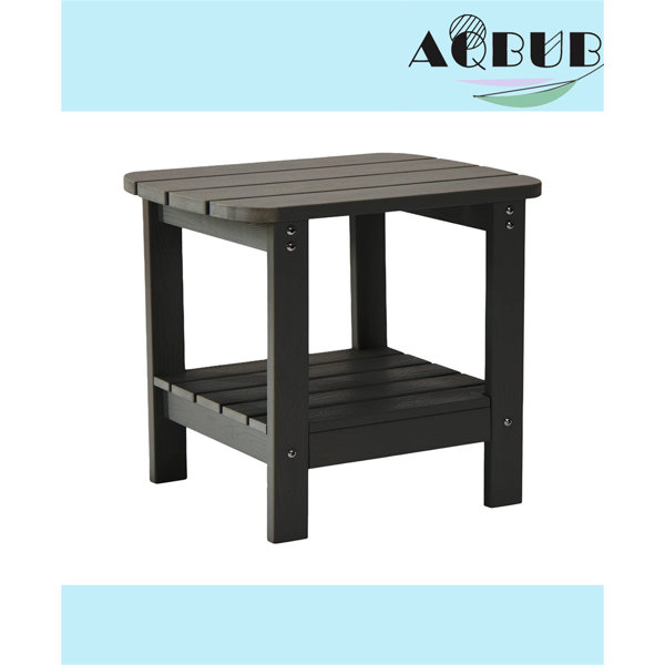 AQUABUBINC Outdoor Plastic Side Table Wayfair Canada